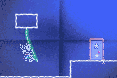 Pinky and The Brain: The Master Plan (Game Boy Advance) screenshot: Swinging around