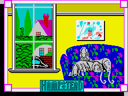 Hampstead (ZX Spectrum) screenshot: Loading screen