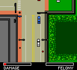 Driver (Game Boy Color) screenshot: Cruising Miami