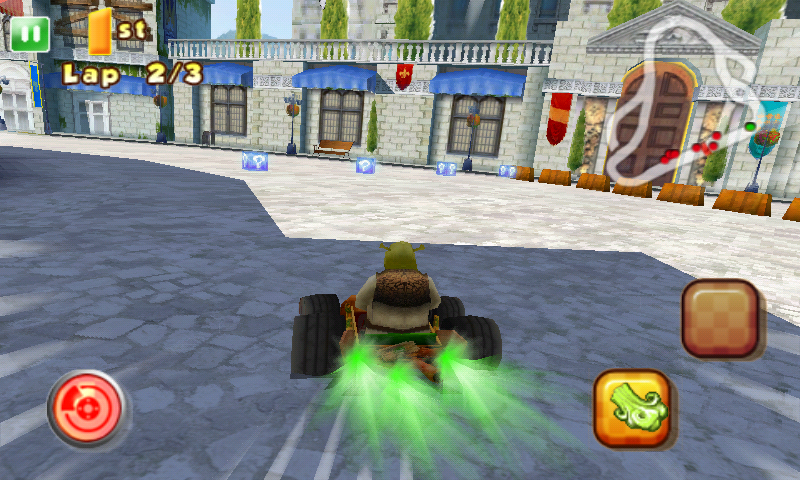 Screenshot of Shrek Kart (Android, 2009) - MobyGames