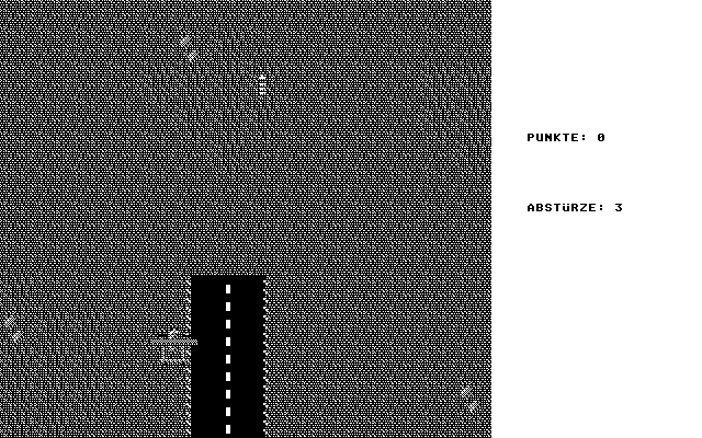 Mission X (Atari ST) screenshot: Starting a game (High resolution mode)