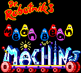 Dr. Robotnik's Mean Bean Machine (Game Gear) screenshot: Funny title screen