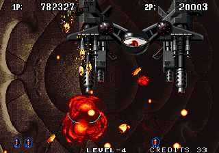 Aero Fighters 2 (Arcade) screenshot: Second phase
