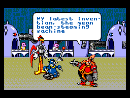 Dr. Robotnik's Mean Bean Machine (SEGA Master System) screenshot: The intro