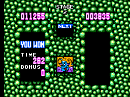 Dr. Robotnik's Mean Bean Machine (SEGA Master System) screenshot: Frankly is defeated