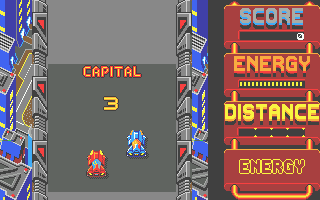 L.E.D. Storm (Atari ST) screenshot: Ready to start