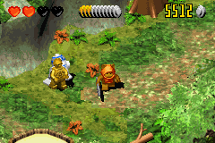 LEGO Star Wars II: The Original Trilogy (Game Boy Advance) screenshot: Ewoks. At least the Gungans had a ranged attack