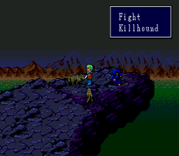 Sorcerer's Kingdom (Genesis) screenshot: Saving Elrad the mage from a pack of wolves