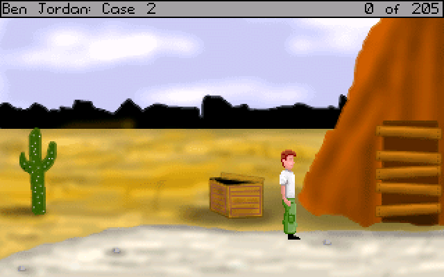 Ben Jordan: Paranormal Investigator Case 2 - The Lost Galleon of the Salton Sea (Windows) screenshot: The entrance to the old mine