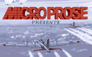B-17 Flying Fortress (Amiga) screenshot: Title screen [1]