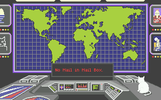 Global Commander (Atari ST) screenshot: All quiet