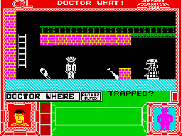 Doctor What! (ZX Spectrum) screenshot: The doctors mortal enemy