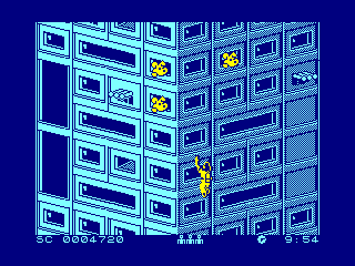 FireTrap (Amstrad CPC) screenshot: The next building