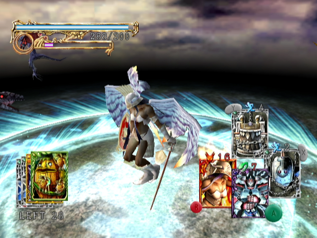 Lost Kingdoms II (GameCube) screenshot: Summon creatures to help defeat enemies