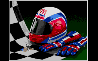 Drivin' Force (Atari ST) screenshot: Intro picture