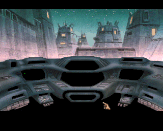 Universe (Amiga) screenshot: Inside the PTV.