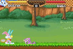 Tiny Toon Adventures: Scary Dreams (Game Boy Advance) screenshot: You can always call your partner for help