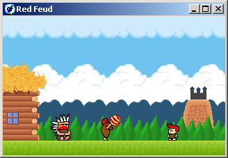 Red Feud (Windows) screenshot: Introduction: a pleasant enough day