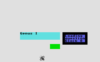 Trivial Pursuit (Atari ST) screenshot: The questions are loaded in blocks
