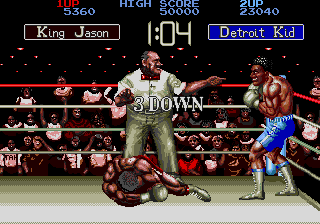 Final Blow (Genesis) screenshot: And out