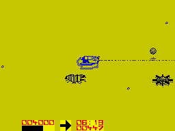 Power (ZX Spectrum) screenshot: Too close for comfort