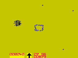 Power (ZX Spectrum) screenshot: My vehicle's gone