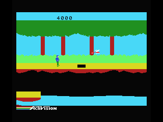 Pitfall II: Lost Caverns (MSX) screenshot: Ducks!