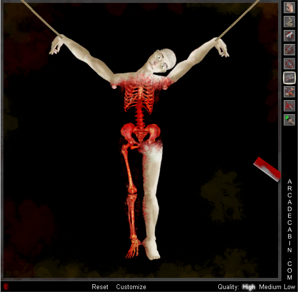 The Torture Game 2 (Browser) screenshot: Now that is disturbing...