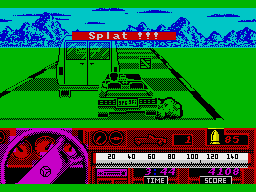 Beverly Hills Cop (ZX Spectrum) screenshot: Oops
