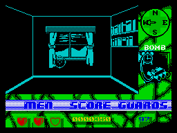 Beverly Hills Cop (ZX Spectrum) screenshot: Another room