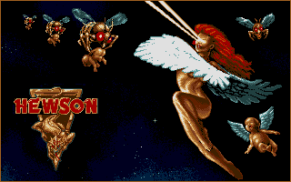 Insects in Space (Atari ST) screenshot: Loading screen with a near nipple experience.