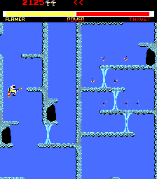 Freeze (Arcade) screenshot: Using the jet-pack