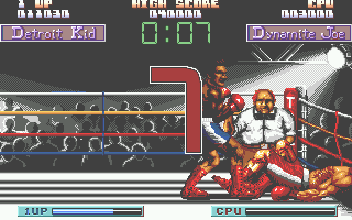 Final Blow (Atari ST) screenshot: Looks like a victory her