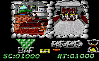 The Flintstones (Amiga) screenshot: No strike...