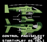 SWiV (Game Boy Color) screenshot: Heli