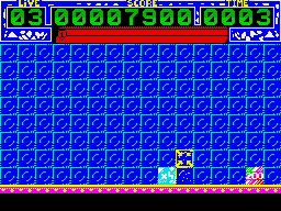 Pick 'n Pile (ZX Spectrum) screenshot: Finished