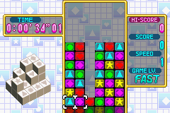Dr. Mario & Puzzle League (Game Boy Advance) screenshot: Puzzle League