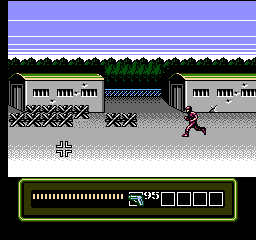 Laser Invasion (NES) screenshot: Stage 2 gameplay