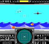 G-Loc: Air Battle (Game Gear) screenshot: Shoot down enemy planes