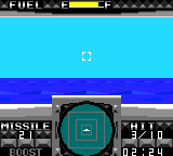 G-Loc: Air Battle (Game Gear) screenshot: Over the sea