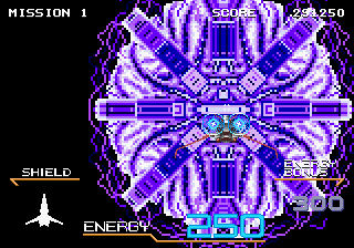 Galaxy Force II (Genesis) screenshot: Missiles can take care of this