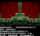 SWiV (Game Boy Color) screenshot: Story (Italian)
