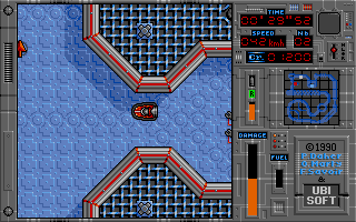 Jupiter's Masterdrive (Atari ST) screenshot: Catching up