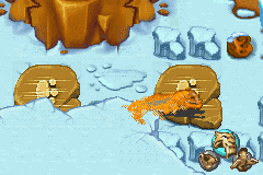 Ice Age 2: The Meltdown (Game Boy Advance) screenshot: Dashing across