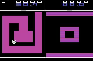 Marble Craze (Atari 2600) screenshot: The ball rolled a little