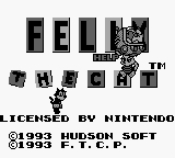 Felix the Cat (Game Boy) screenshot: Title screen