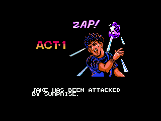 Totally Rad (NES) screenshot: Here comes the first act...