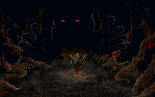 Dark Legions (DOS) screenshot: The Void trap