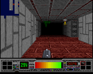 Testament (Amiga) screenshot: The third level isn't quite as dungeon like