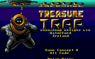 Treasure Trap (Atari ST) screenshot: The credits.